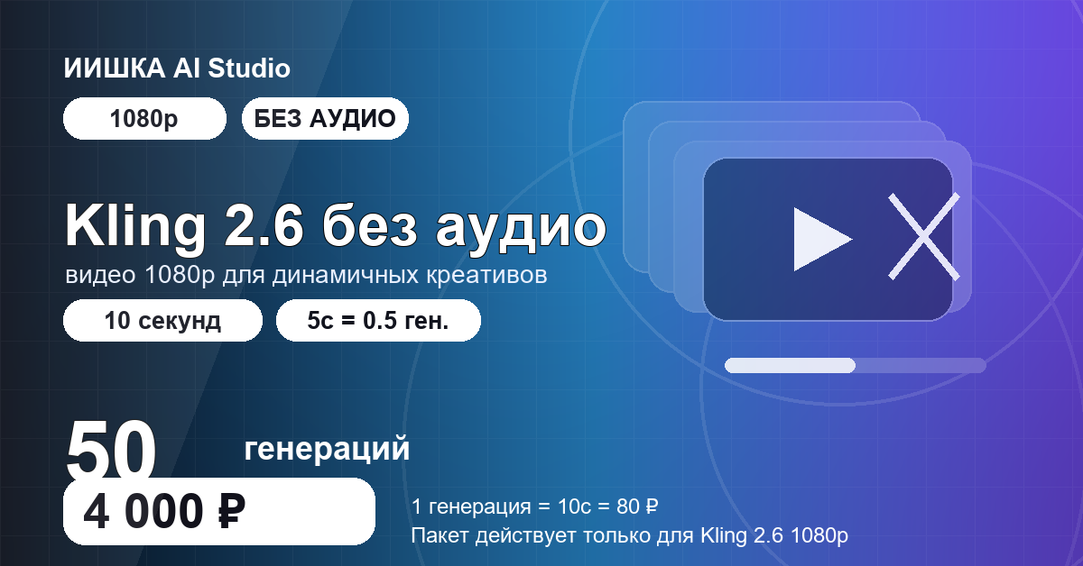 Kling: пример сценария для контролируемого image-to-video