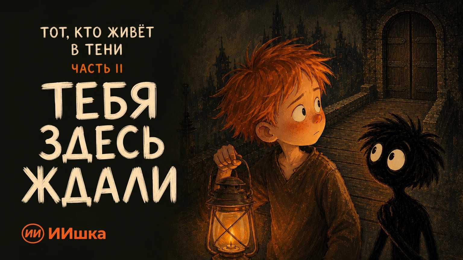 Первый вариант обложки с фонарём в правой руке Тима
