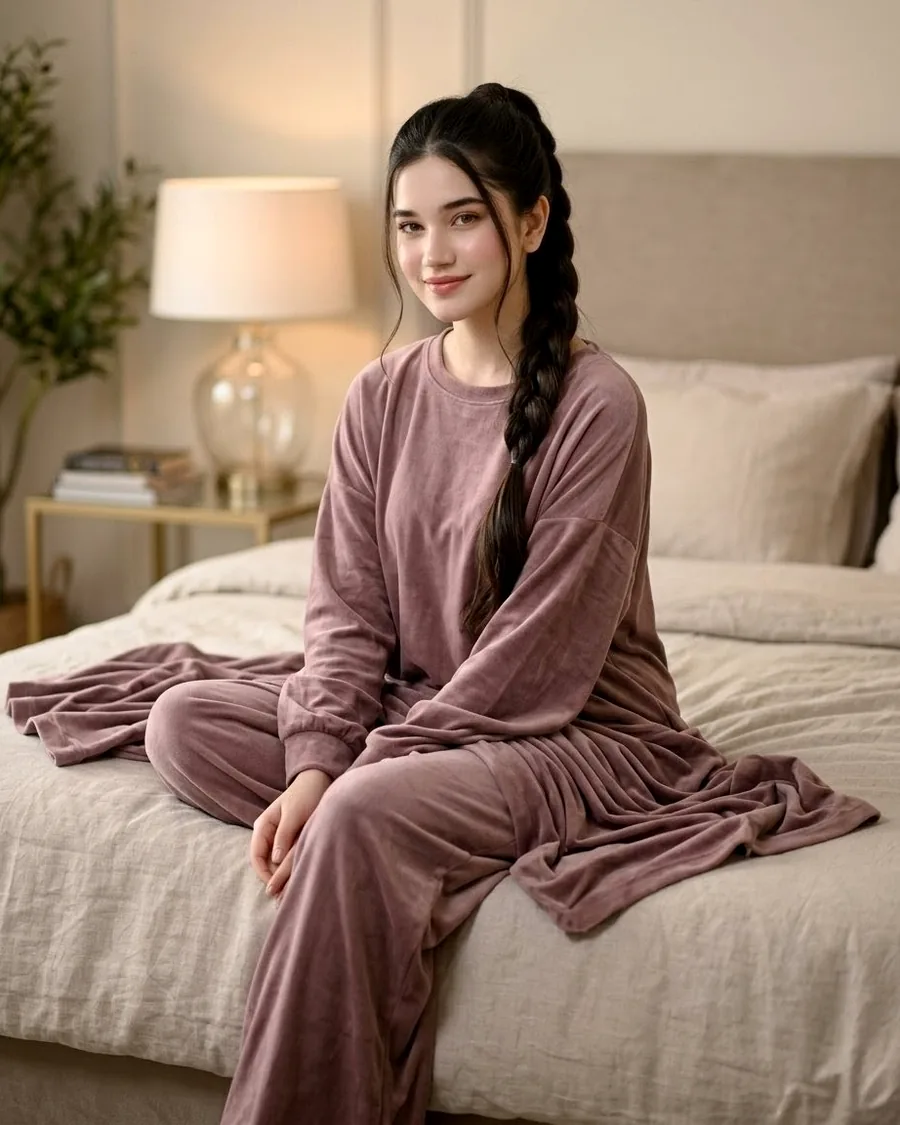 Промпт «Loungewear lifestyle»: пример результата