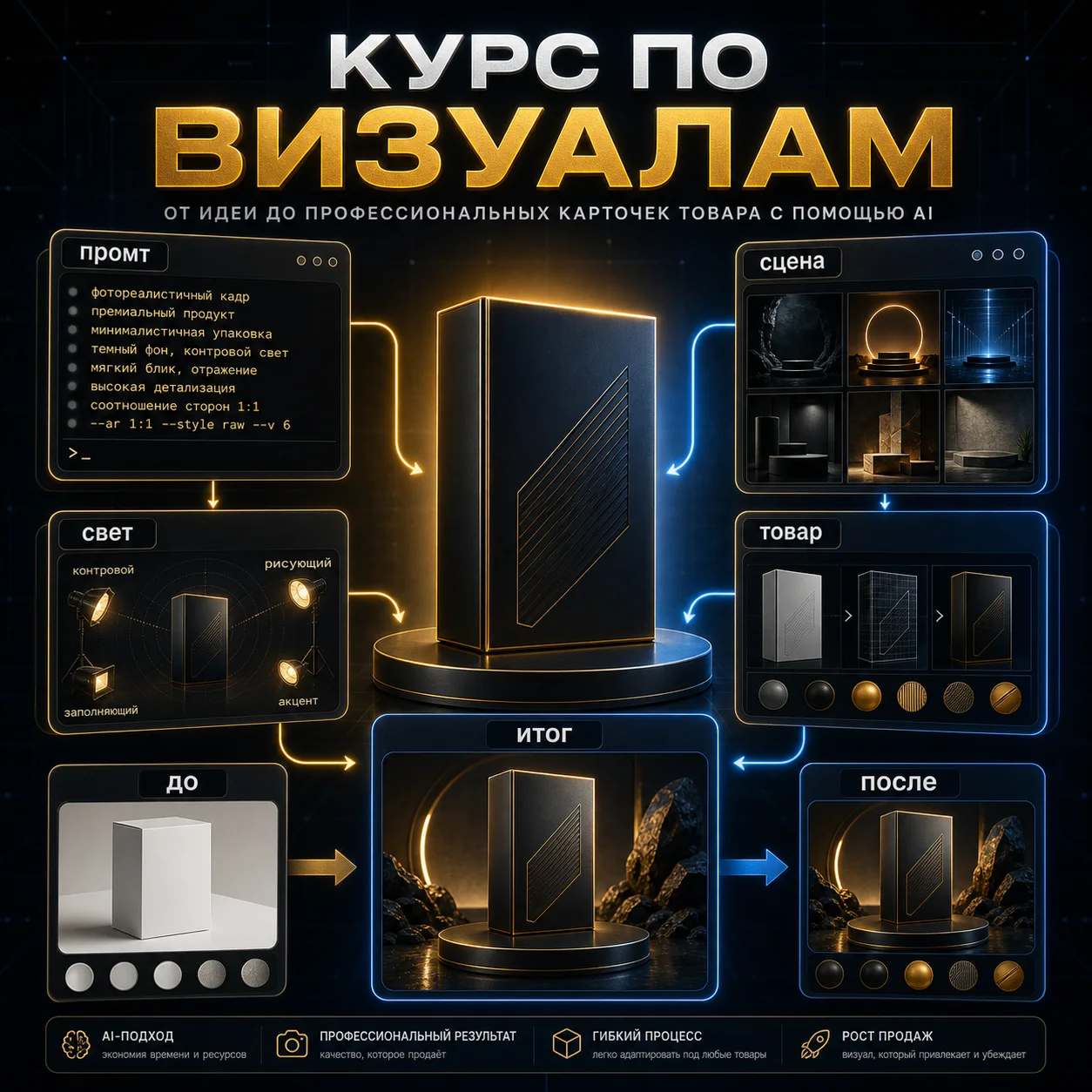 Промпт «Курс по визуалам»: пример результата