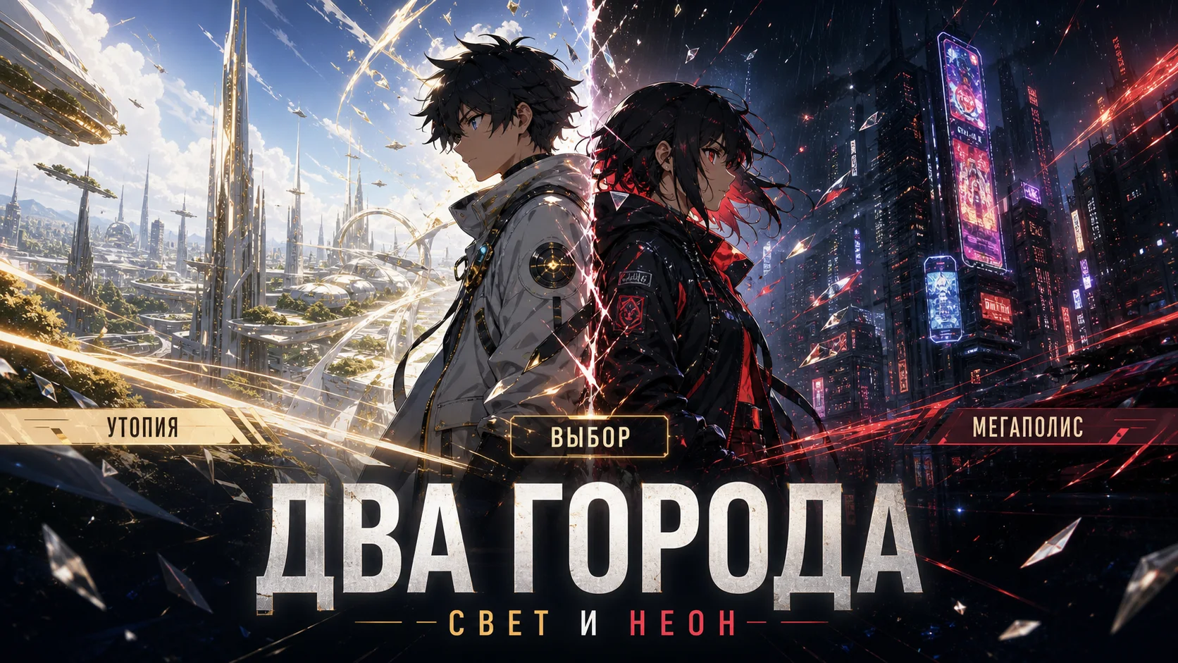 Промпт «Два города»: пример результата