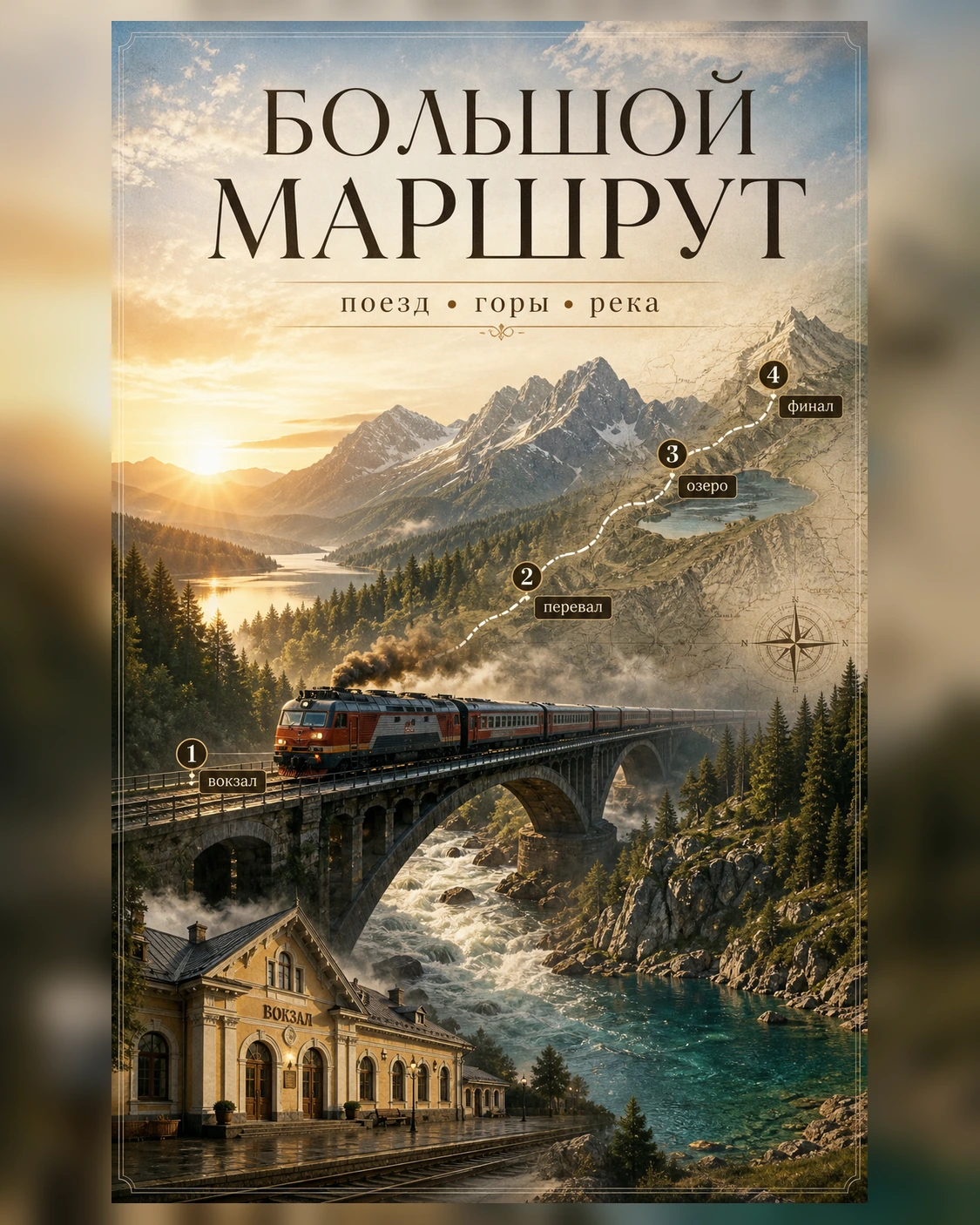 Промпт «Маршрут путешествия»: пример результата