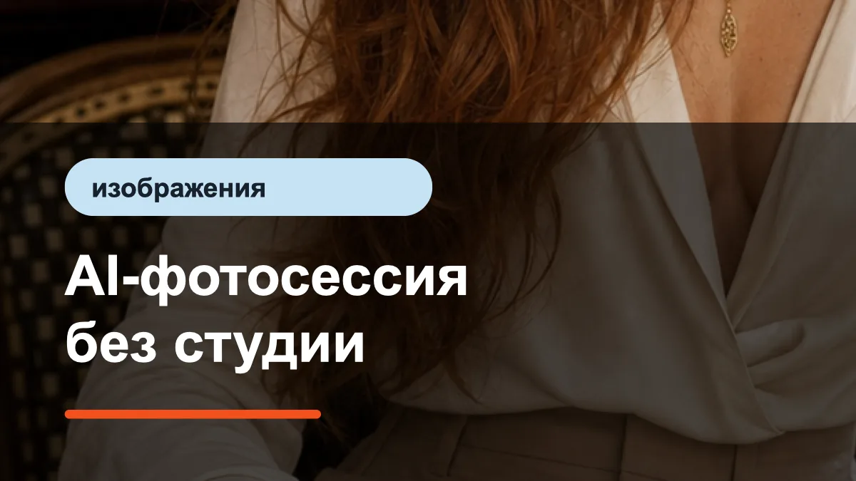 Как сделать AI-фотосессию без студии: превью статьи