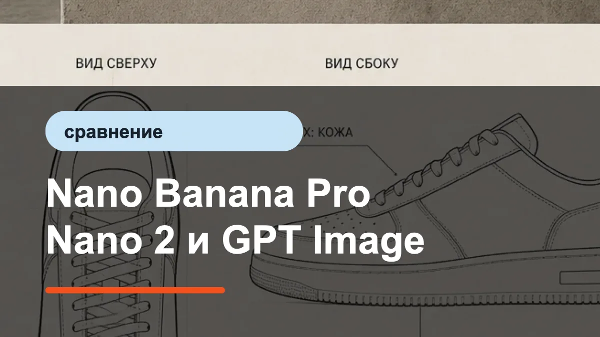 Nano Banana Pro, Nano Banana 2 и GPT Image: превью сравнения