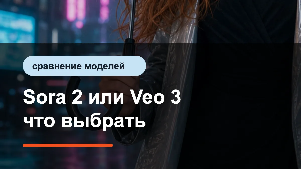 Sora 2 или Veo 3: сравнение сценарного видео и рекламного product shot