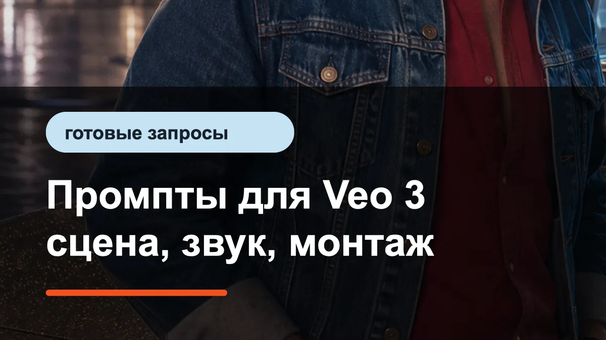 Промпты для Veo 3: сценарий, звук, камера и титры